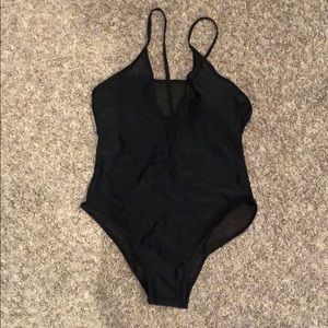 Mesh details black cupshe new with tags swim suit